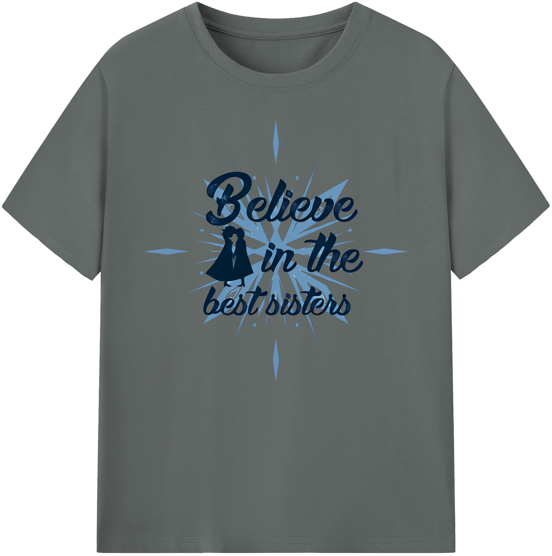 （画像用） アナと雪の女王 アンナ エルサ Frozen Anna Elsa 綿100％ メンズ半袖Tシャツ｜肌触りやわらか＆通気性